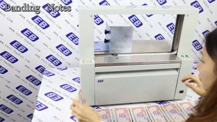 Papier-Notiz-Bindemaschine, Banknotenbündelungsmaschine, Bank-Umreifungsmaschine JB-402